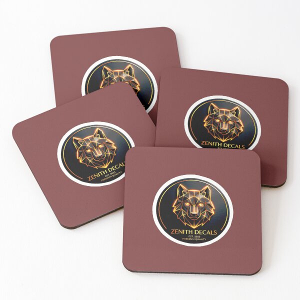 Item preview, Geometric Neon Wolf- Zenith Decals Premium Sticker designed and sold by zenithdecalco.