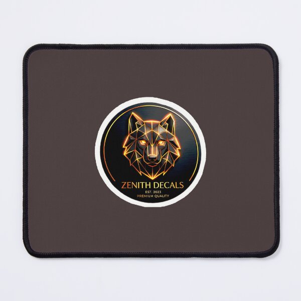 Item preview, Geometric Neon Wolf- Zenith Decals Premium Sticker designed and sold by zenithdecalco.