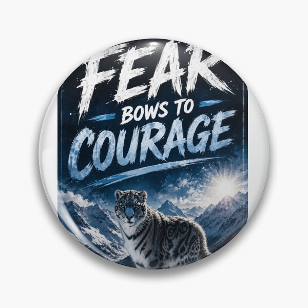 Item preview, Fear Bows to Courage designed and sold by oxymoronwhey2go.