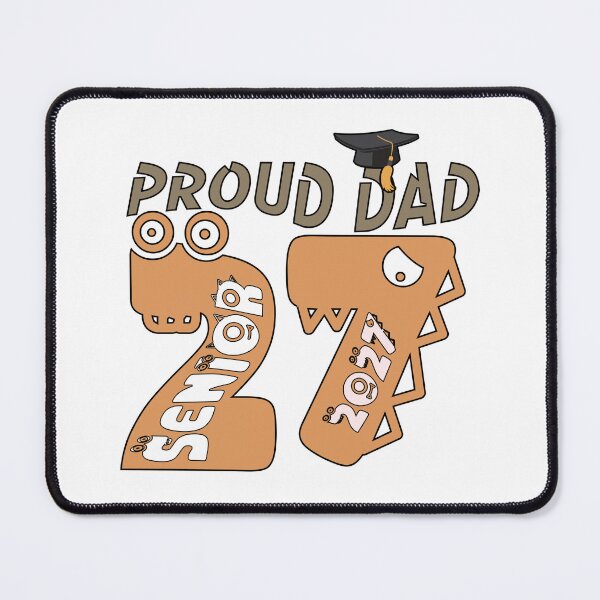 Item preview, senior dad class of 2027 graduation proud father art designed and sold by ArtDesignTp.