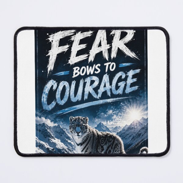 Item preview, Fear Bows to Courage designed and sold by oxymoronwhey2go.