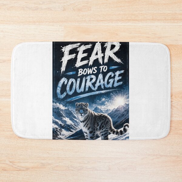 Item preview, Fear Bows to Courage designed and sold by oxymoronwhey2go.