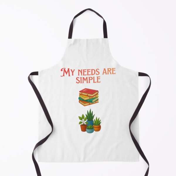 Item preview, My Needs Are Simple Books Plants T-shirt Gifts designed and sold by ZemVibe.