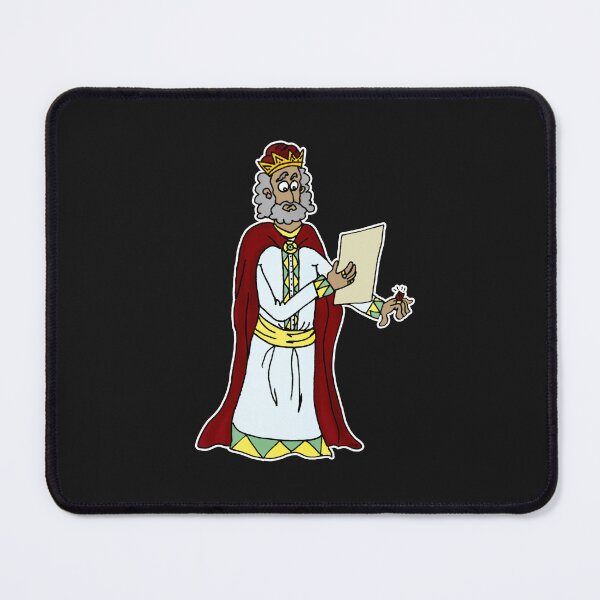 Item preview, King Solomon Cartoon | This Too Shall Pass Motivational Parody Sticker designed and sold by MyxaART.