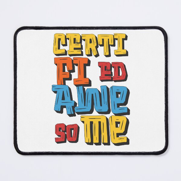Item preview, Certified Awesome Colorful Hand Lettered Quote designed and sold by QuirkyCloud Designs.
