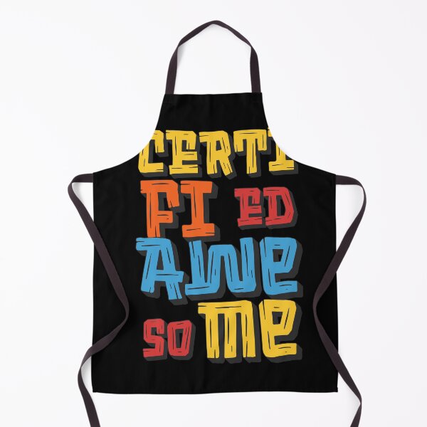 Item preview, Certified Awesome Colorful Hand Lettered Quote designed and sold by QuirkyCloud Designs.