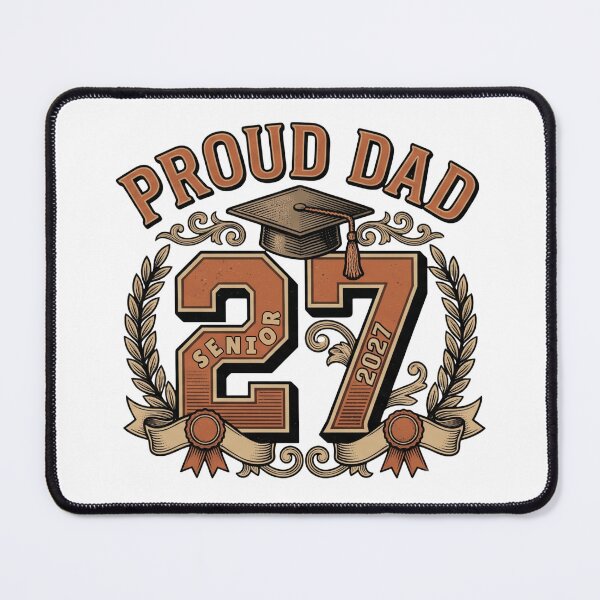 Item preview, proud dad 2027 senior graduation father support design designed and sold by ArtDesignTp.