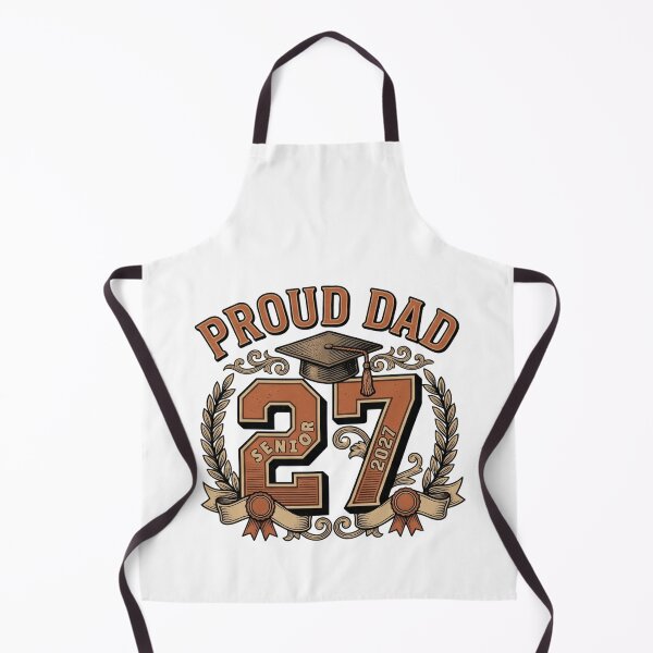 Item preview, proud dad 2027 senior graduation father support design designed and sold by ArtDesignTp.