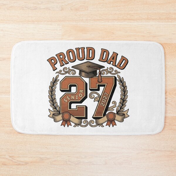 Item preview, proud dad 2027 senior graduation father support design designed and sold by ArtDesignTp.