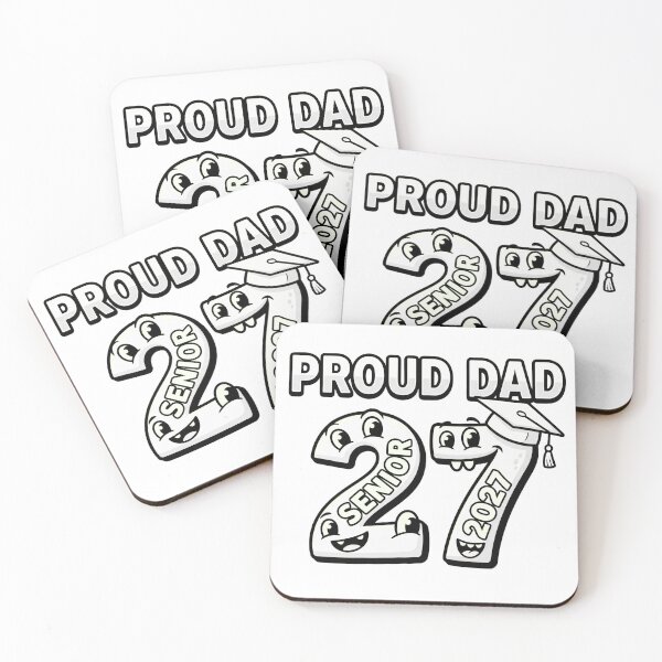 Item preview, senior dad class of 2027 proud father graduation art designed and sold by ArtDesignTp.