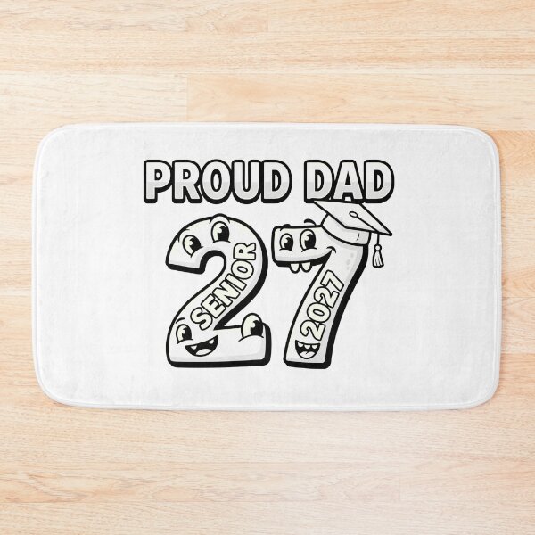 Item preview, senior dad class of 2027 proud father graduation art designed and sold by ArtDesignTp.