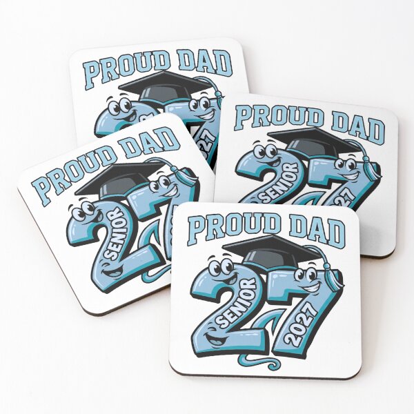 Item preview, proud senior dad 2027 graduation father design designed and sold by ArtDesignTp.