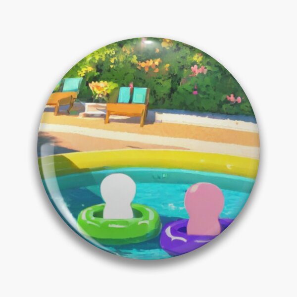 Item preview, Digital Art - Poolside Pictorial Composition, Contemporary Pop Style designed and sold by Zone--Gaming.