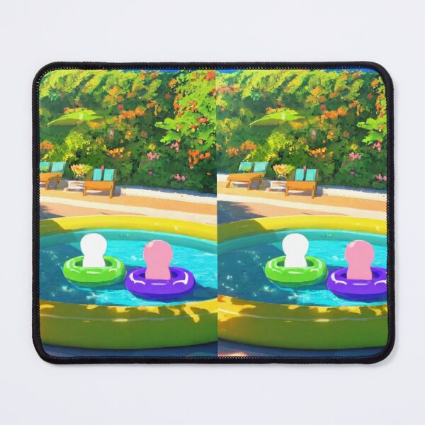 Item preview, Digital Art - Poolside Pictorial Composition, Contemporary Pop Style designed and sold by Zone--Gaming.