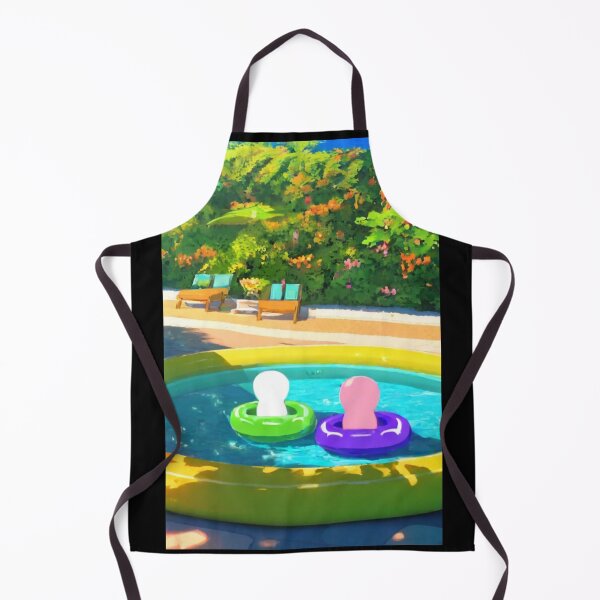 Item preview, Digital Art - Poolside Pictorial Composition, Contemporary Pop Style designed and sold by Zone--Gaming.