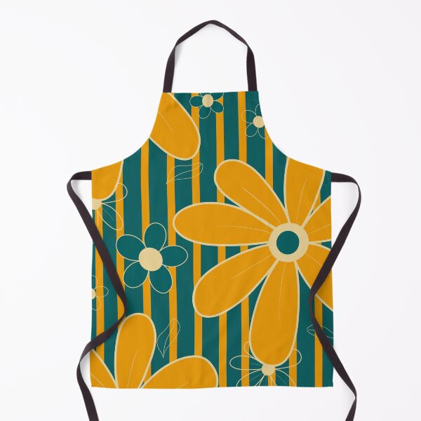 Item preview, Yellow stripes in a green field with yellow flowers 5E designed and sold by StefanStudioArt.
