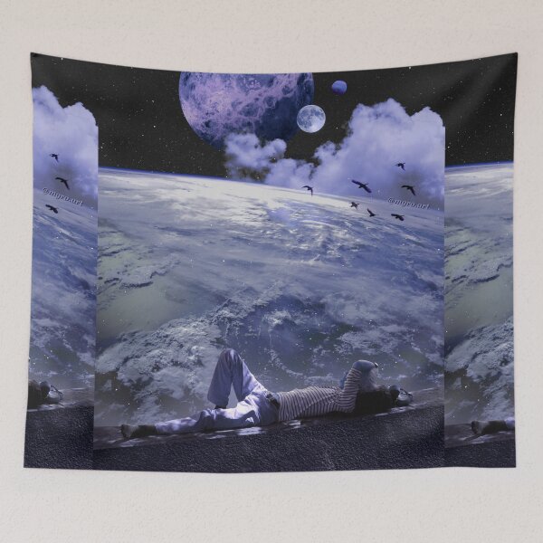 Item preview, Over the Earth. Blue designed and sold by mgro-art.