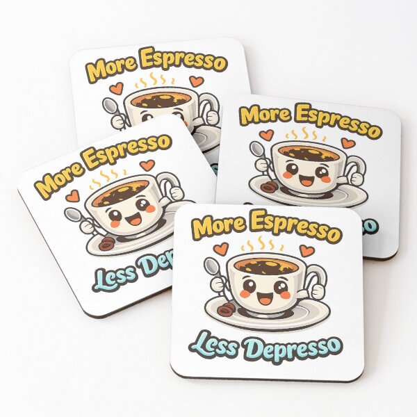 Item preview, More Espresso, Less Depresso designed and sold by Flash-Ryan.