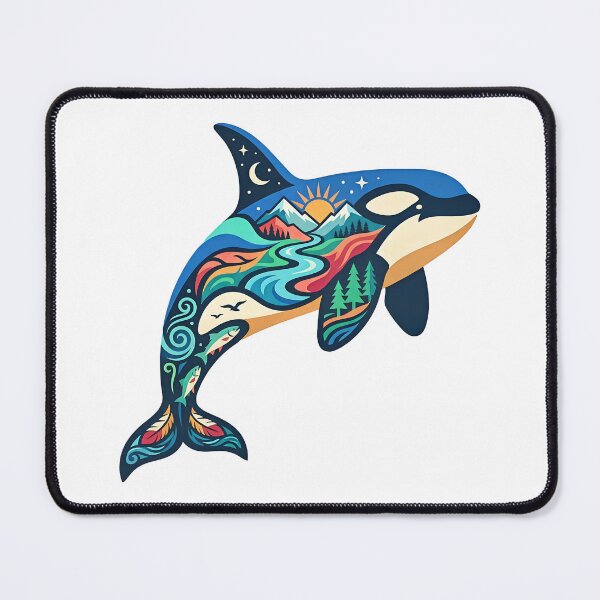 Item preview, Northern Orca designed and sold by Wild Creative Art.