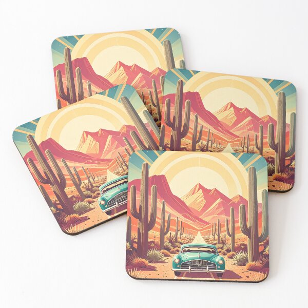 Item preview, Retro Route 66 Vintage Desert Road Trip designed and sold by dougkeder.
