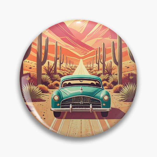 Item preview, Retro Route 66 Vintage Desert Road Trip designed and sold by dougkeder.