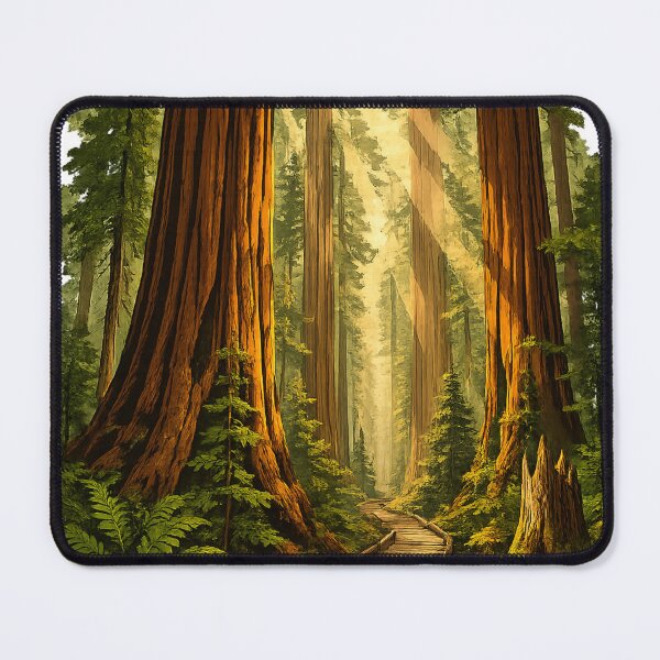 Item preview, Redwood Giant Forest Trail - Old Growth Nature designed and sold by irfanshikh.