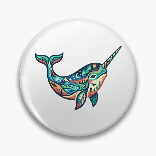 Item preview, Northern Narwhal designed and sold by Wild Creative Art.