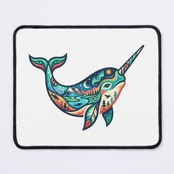 Item preview, Northern Narwhal designed and sold by Wild Creative Art.