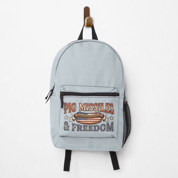 Item preview, Funny Hotdog Pig Missiles Freedom america bbq designed and sold by ArtDesignTp.