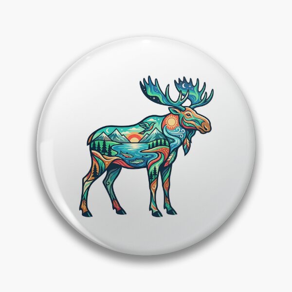 Item preview, Northern Moose designed and sold by Wild Creative Art.