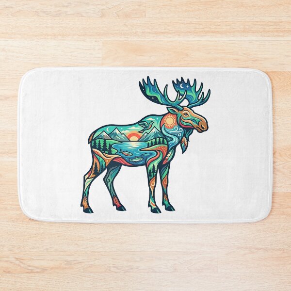 Item preview, Northern Moose designed and sold by Wild Creative Art.