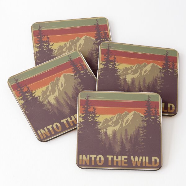 Item preview, Retro Into The Wild Mountain Vintage Outdoor Adventure Graphic designed and sold by GabeMountainArt.