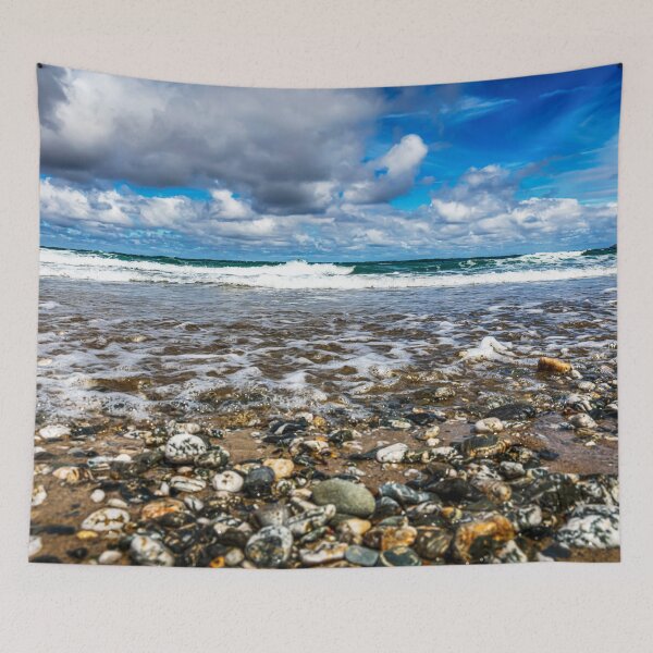 Item preview, St Agnes Beach, Rocky Shore and Breaking Waves, Cornwall, England designed and sold by Paul Thompson Photography.