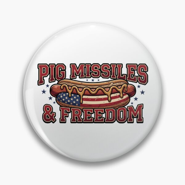 Item preview, Hotdog Pig Missiles Freedom hotdog america graphic designed and sold by ArtDesignTp.