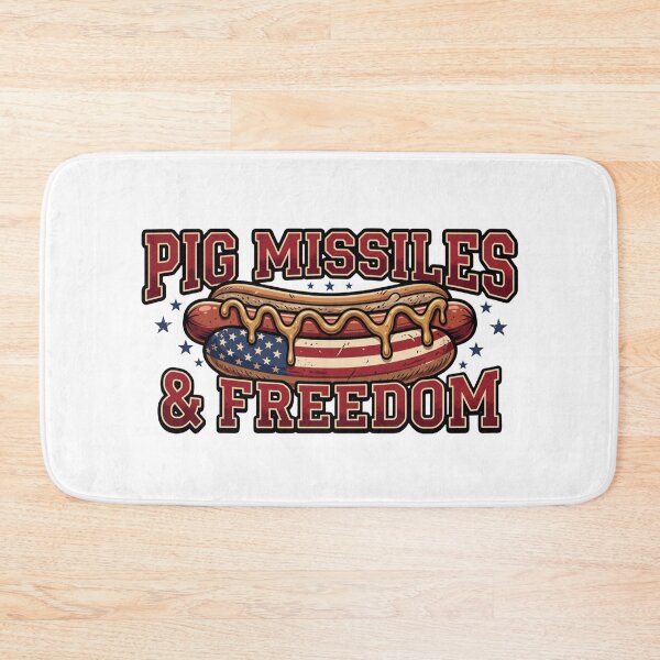 Item preview, Hotdog Pig Missiles Freedom hotdog america graphic designed and sold by ArtDesignTp.