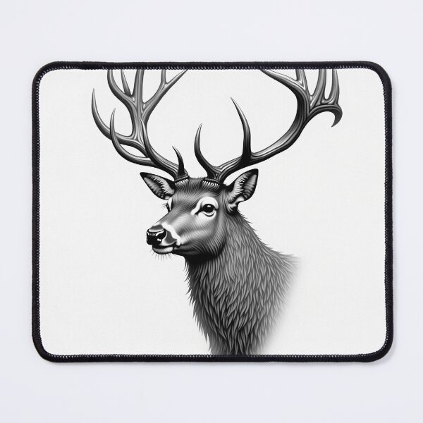 Item preview, manual TAT realistic animals portraits stag portrait 20260706 0744 00001 .png designed and sold by Qubivibe.