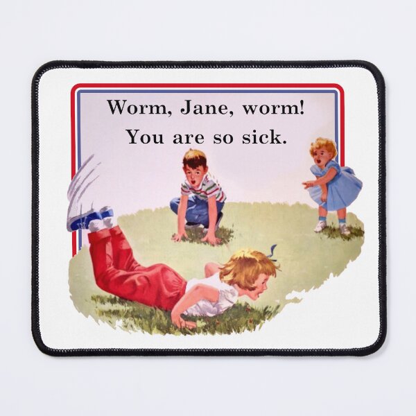 Item preview, Dick & Jane Do the Worm designed and sold by longneckgoosie.