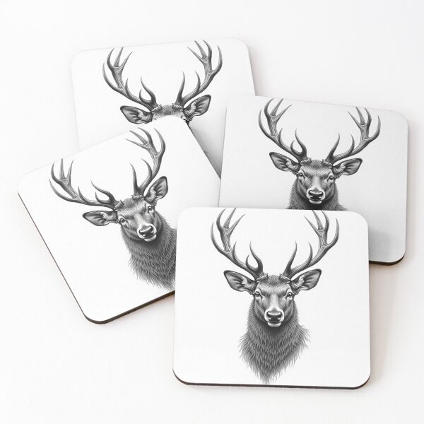 Item preview, manual TAT realistic animals portraits stag portrait 20260706 0744 00002 .png designed and sold by Qubivibe.