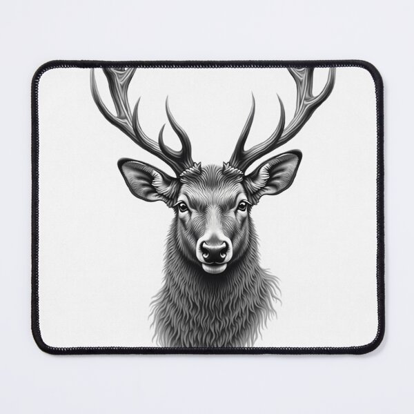Item preview, manual TAT realistic animals portraits stag portrait 20260706 0744 00002 .png designed and sold by Qubivibe.