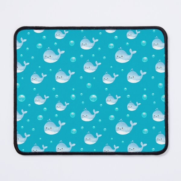 Item preview, Cute Watercolor Blue Whale Floating Bubbles Ocean Aesthetic designed and sold by Art IN Pack.