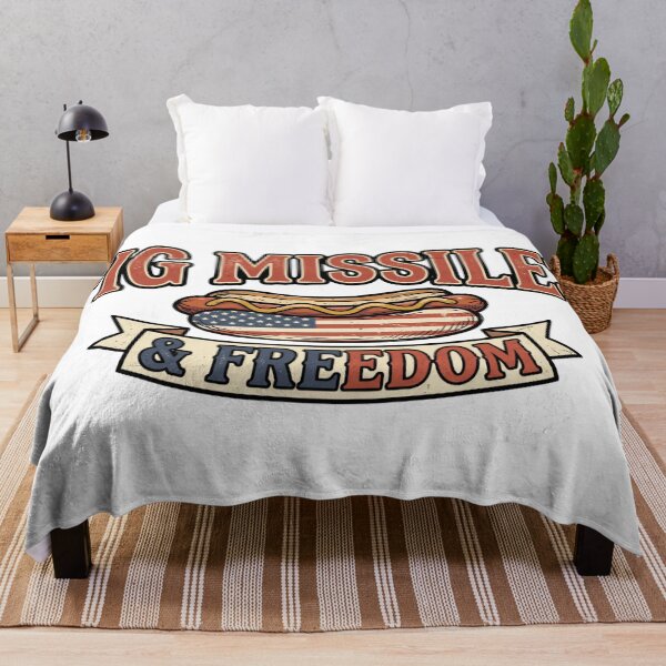 Item preview, Hotdog Pig Missiles Freedom patriotic bbq humor designed and sold by ArtDesignTp.