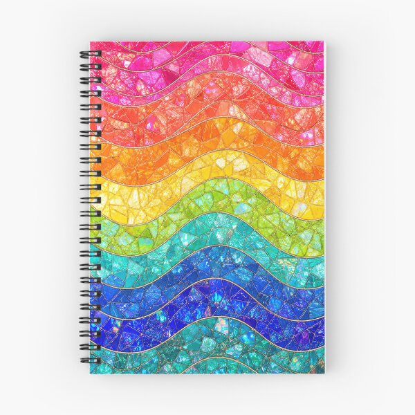Item preview, Vibrant Wavy Rainbow Mosaic Pattern | Retro 70s Psychedelic Art designed and sold by DjFreeq.