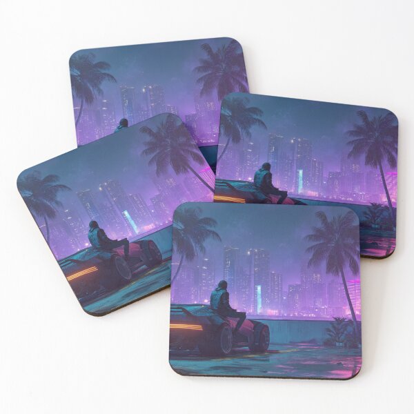 Item preview, Vice City Retro Art Poster v2 designed and sold by Late Theory.