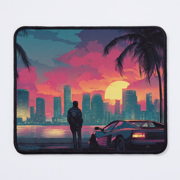 Item preview, Vice City Retro Art Poster designed and sold by Late Theory.
