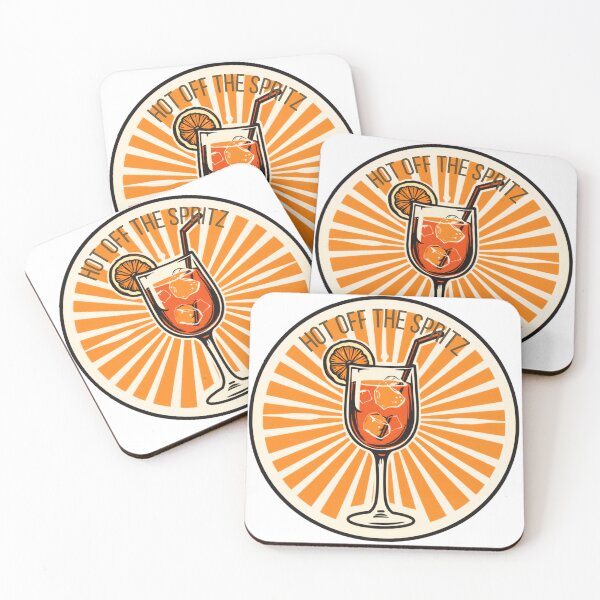 Item preview, Hot Off the Spritz – Retro Vintage Cocktail Badge Summer Shirt designed and sold by HotOffPress.