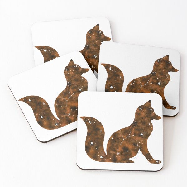Item preview, Brown constellation fox designed and sold by Ana Gorozpe.
