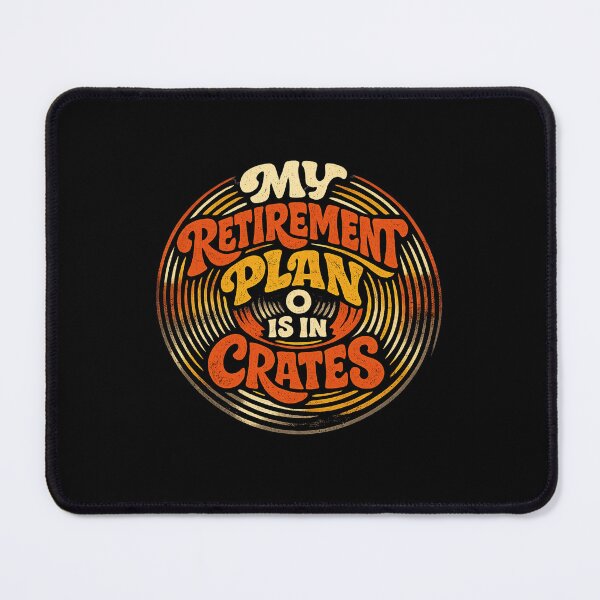 Item preview, Retirement Plan In Crates Vinyl Record Collector designed and sold by yanejoy.