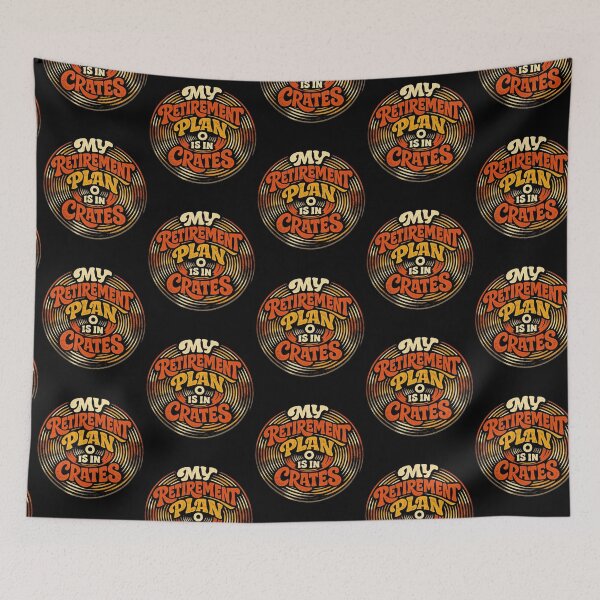 Item preview, Retirement Plan In Crates Vinyl Record Collector designed and sold by yanejoy.
