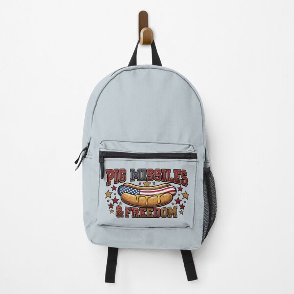 Item preview, funny hotdog pig missiles freedom designed and sold by ArtDesignTp.