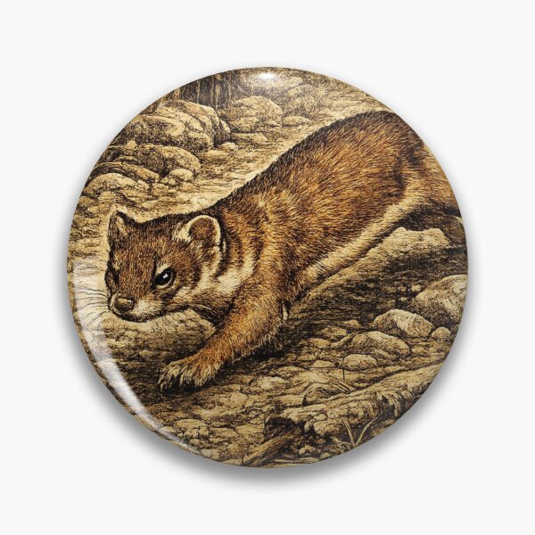 Item preview, Long-tailed Weasel Forest Chase designed and sold by KrungiT Design .